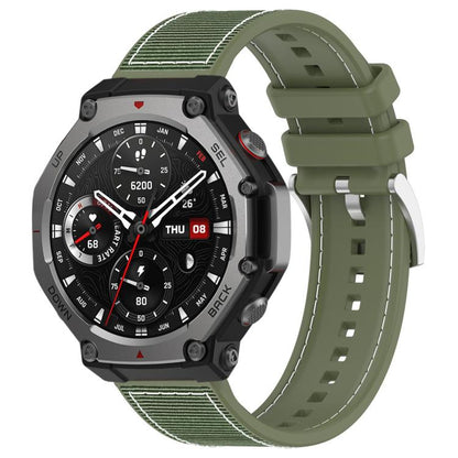 Bracelet de montre hybride en nylon tressé et silicone xDfind, For Amazfit T-Rex 3 22mm