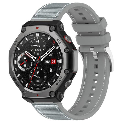 Bracelet de montre hybride en nylon tressé et silicone xDfind, For Amazfit T-Rex 3 22mm