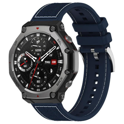 Bracelet de montre hybride en nylon tressé et silicone xDfind, For Amazfit T-Rex 3 22mm