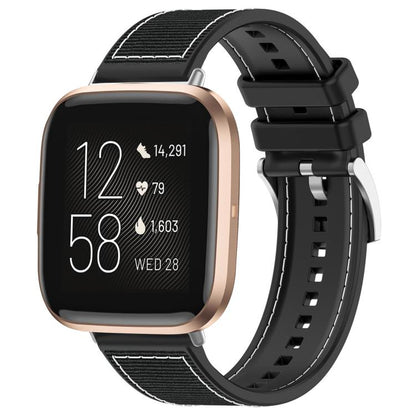 Bracelet de montre hybride en nylon tressé et silicone xDfind, For Fitbit Versa 4/Versa3/Sense2/Sense 20mm, For Fitbit Versa 2/Versa/Versa Lite 22mm