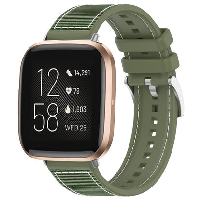 Bracelet de montre hybride en nylon tressé et silicone xDfind, For Fitbit Versa 4/Versa3/Sense2/Sense 20mm, For Fitbit Versa 2/Versa/Versa Lite 22mm