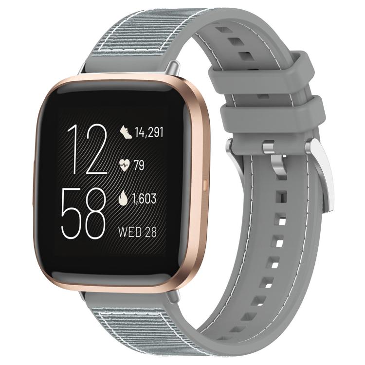 Bracelet de montre hybride en nylon tressé et silicone xDfind, For Fitbit Versa 4/Versa3/Sense2/Sense 20mm, For Fitbit Versa 2/Versa/Versa Lite 22mm