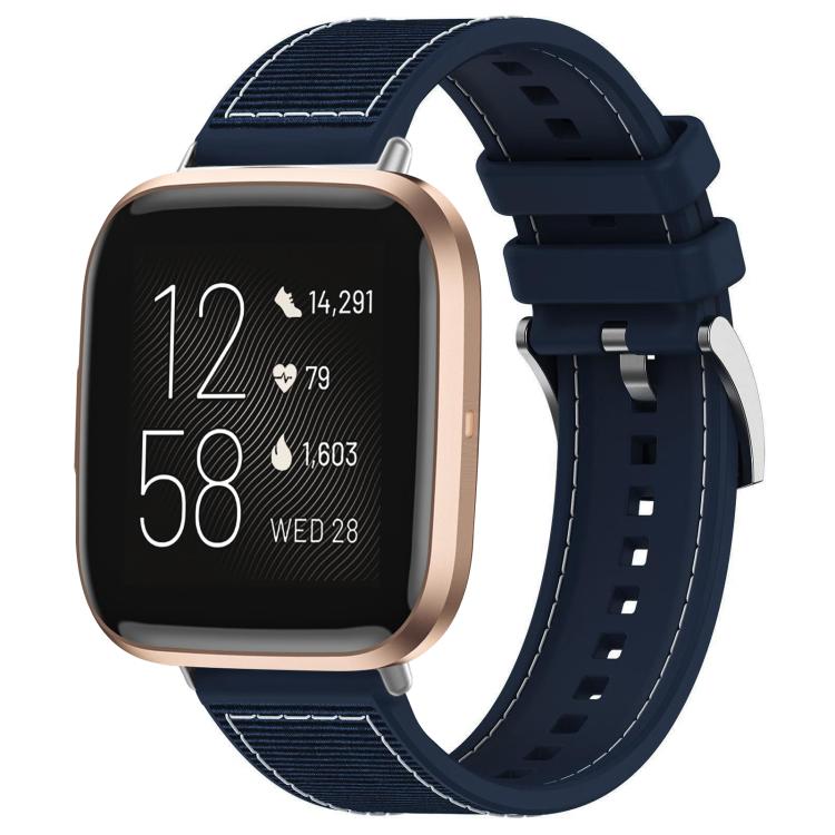 Bracelet de montre hybride en nylon tressé et silicone xDfind, For Fitbit Versa 4/Versa3/Sense2/Sense 20mm, For Fitbit Versa 2/Versa/Versa Lite 22mm
