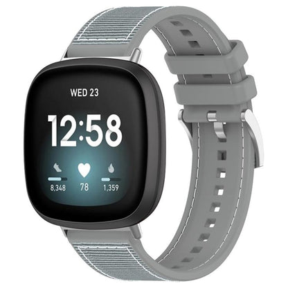 Bracelet de montre hybride en nylon tressé et silicone xDfind, For Fitbit Versa 4/Versa3/Sense2/Sense 20mm, For Fitbit Versa 2/Versa/Versa Lite 22mm