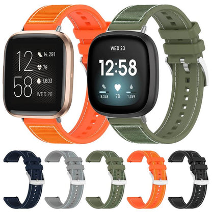 Bracelet de montre hybride en nylon tressé et silicone xDfind, For Fitbit Versa 4/Versa3/Sense2/Sense 20mm, For Fitbit Versa 2/Versa/Versa Lite 22mm