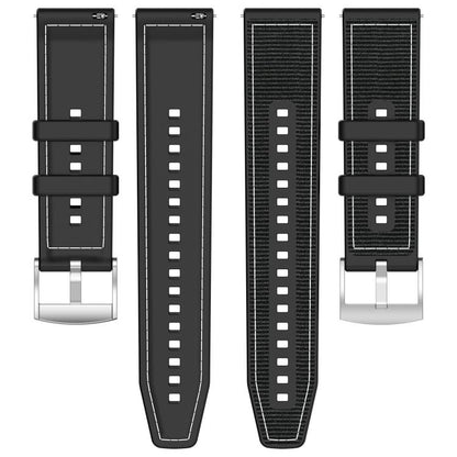 Bracelet de montre hybride en nylon tressé et silicone xDfind, For Fitbit Versa 4/Versa3/Sense2/Sense 20mm, For Fitbit Versa 2/Versa/Versa Lite 22mm