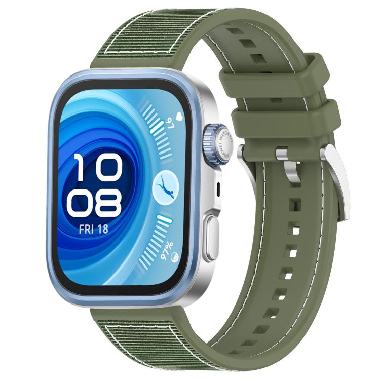 Bracelet de montre hybride en nylon tressé et silicone xDfind, For Huawei Watch Fit4 / Fit3 / Fit4 Pro 20mm, For Huawei Watch D2 22mm