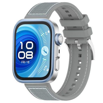 Bracelet de montre hybride en nylon tressé et silicone xDfind, For Huawei Watch Fit4 / Fit3 / Fit4 Pro 20mm, For Huawei Watch D2 22mm