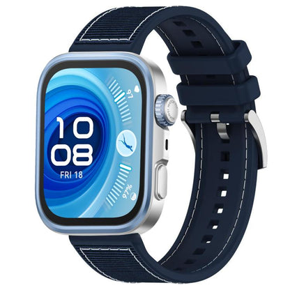 Bracelet de montre hybride en nylon tressé et silicone xDfind, For Huawei Watch Fit4 / Fit3 / Fit4 Pro 20mm, For Huawei Watch D2 22mm