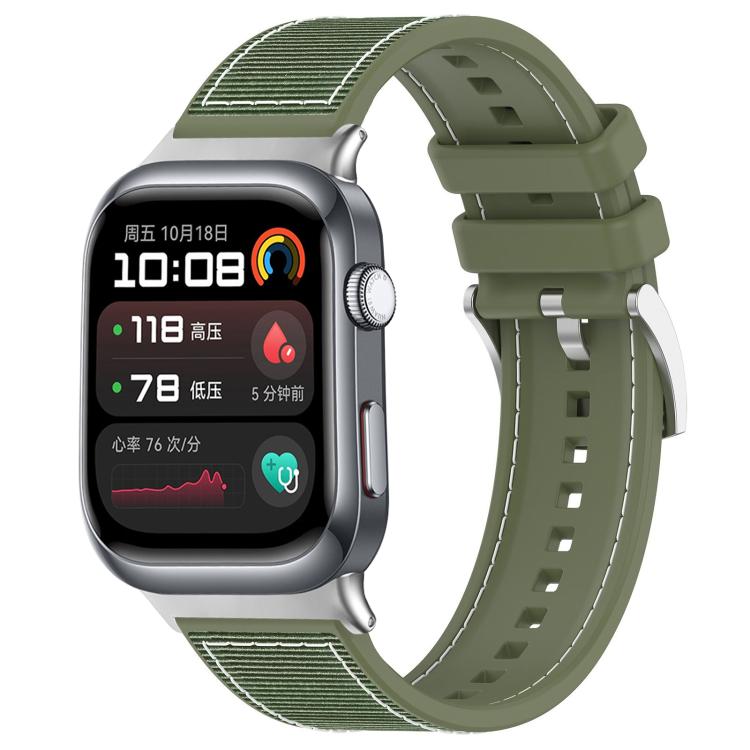 Bracelet de montre hybride en nylon tressé et silicone xDfind, For Huawei Watch Fit4 / Fit3 / Fit4 Pro 20mm, For Huawei Watch D2 22mm