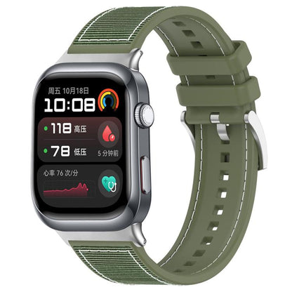 Bracelet de montre hybride en nylon tressé et silicone xDfind, For Huawei Watch Fit4 / Fit3 / Fit4 Pro 20mm, For Huawei Watch D2 22mm