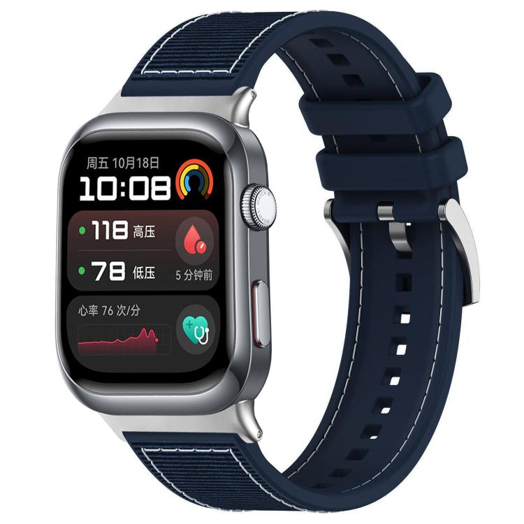 Bracelet de montre hybride en nylon tressé et silicone xDfind, For Huawei Watch Fit4 / Fit3 / Fit4 Pro 20mm, For Huawei Watch D2 22mm