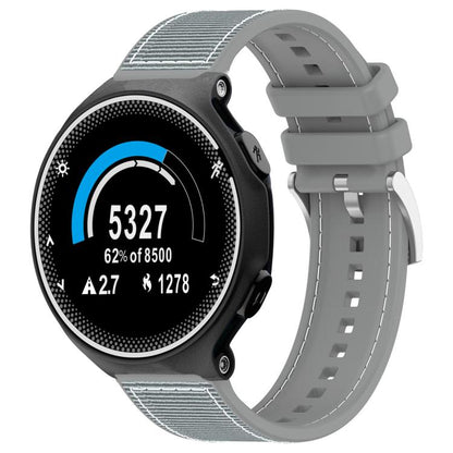 Bracelet de montre hybride en nylon tressé et silicone xDfind, For Garmin Fenix 8/7X/6X/5X 26mm, For Garmin Fenix 8/7/6/5 22mm, For Garmin Forerunner 220/235/735/735XT 20mm, For Garmin Forerunner 35/30/35J 20mm