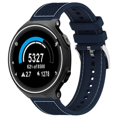 Bracelet de montre hybride en nylon tressé et silicone xDfind, For Garmin Fenix 8/7X/6X/5X 26mm, For Garmin Fenix 8/7/6/5 22mm, For Garmin Forerunner 220/235/735/735XT 20mm, For Garmin Forerunner 35/30/35J 20mm