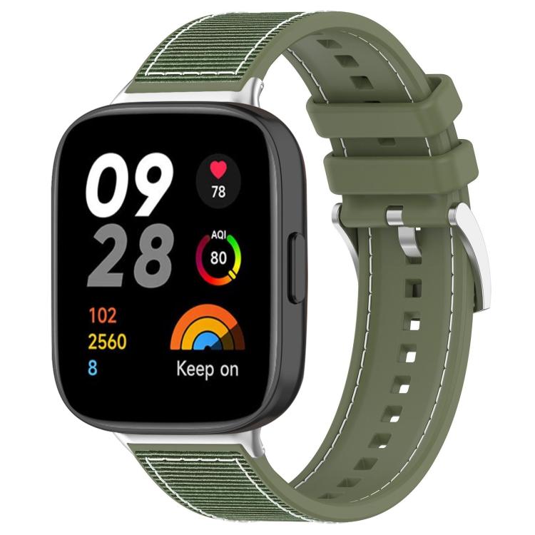 Bracelet de montre hybride en nylon tressé et silicone xDfind, For Xiaomi Band 9 Pro/Redmi Watch6/5/4 20mm, For Redmi Watch 3 Active/Watch 3 Lite 20mm, For Redmi Watch 3 20mm