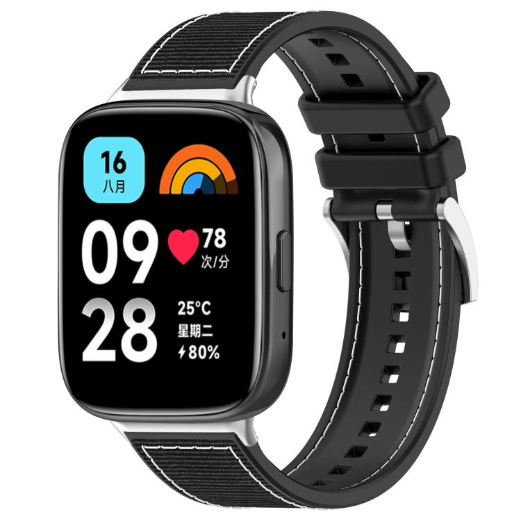 Bracelet de montre hybride en nylon tressé et silicone xDfind, For Xiaomi Band 9 Pro/Redmi Watch6/5/4 20mm, For Redmi Watch 3 Active/Watch 3 Lite 20mm, For Redmi Watch 3 20mm