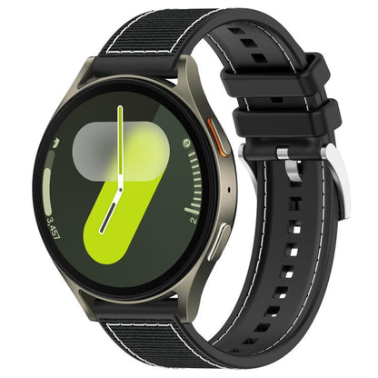 Bracelet de montre hybride en nylon tressé et silicone xDfind, For Galaxy Watch Ultra2 2026 / 2025 / 1 2024 22mm, For Galaxy Watch 7 / 6 / 5 / FE 20mm