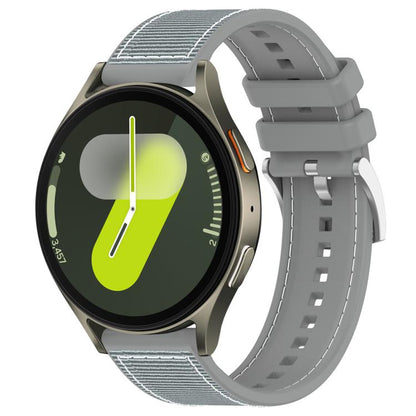 Bracelet de montre hybride en nylon tressé et silicone xDfind, For Galaxy Watch Ultra2 2026 / 2025 / 1 2024 22mm, For Galaxy Watch 7 / 6 / 5 / FE 20mm
