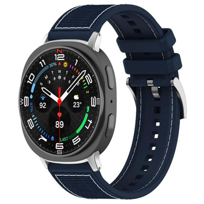 Bracelet de montre hybride en nylon tressé et silicone xDfind, For Galaxy Watch Ultra2 2026 / 2025 / 1 2024 22mm, For Galaxy Watch 7 / 6 / 5 / FE 20mm