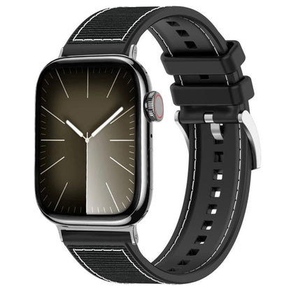 Bracelet de montre hybride en nylon tressé et silicone xDfind, For Apple Watch 42 / 44 / 45 / 46 / 49mm 22mm, For Apple Watch 38 / 40 / 41 / S10 42mm 20mm
