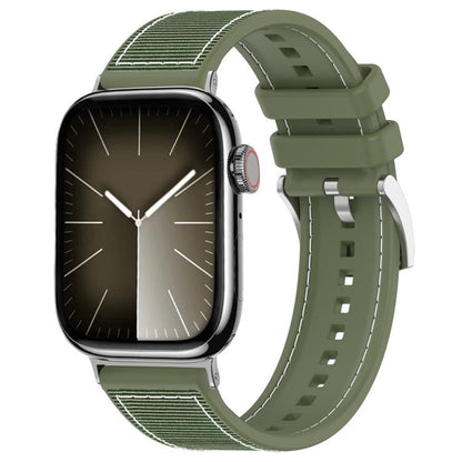 Bracelet de montre hybride en nylon tressé et silicone xDfind, For Apple Watch 42 / 44 / 45 / 46 / 49mm 22mm, For Apple Watch 38 / 40 / 41 / S10 42mm 20mm
