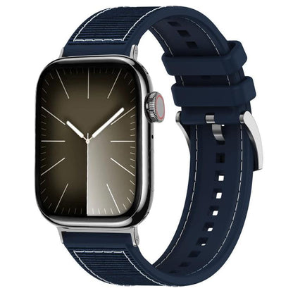 Bracelet de montre hybride en nylon tressé et silicone xDfind, For Apple Watch 42 / 44 / 45 / 46 / 49mm 22mm, For Apple Watch 38 / 40 / 41 / S10 42mm 20mm