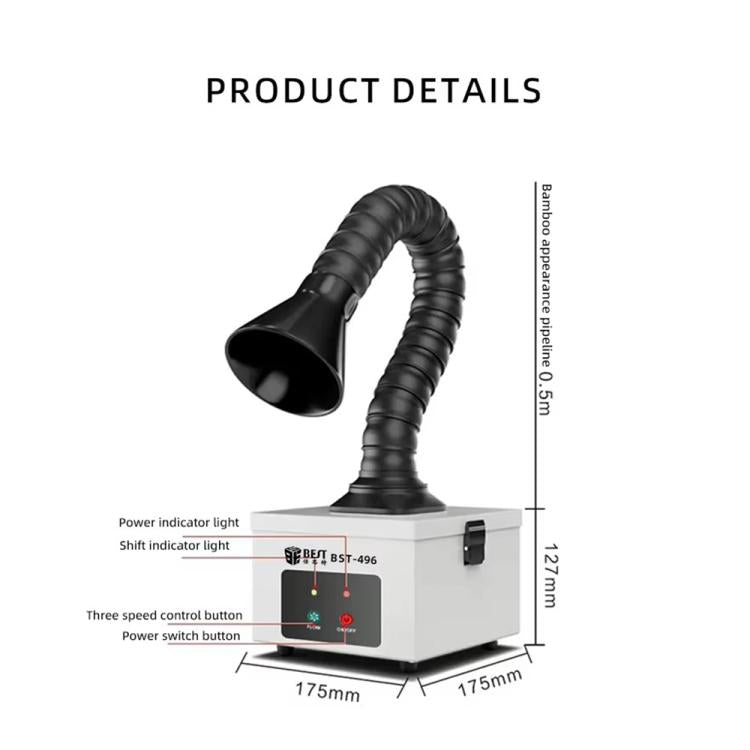 BEST BST-496 Small Smoke Purifying and Exhausting Machine