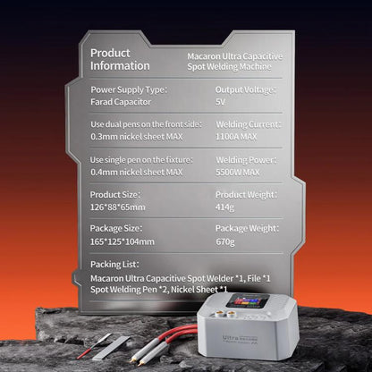 Qianli Macaron Ultra Capacitive Battery Spot Welding Machine for 0.1-0.4mm Thick Nickel Sheet
