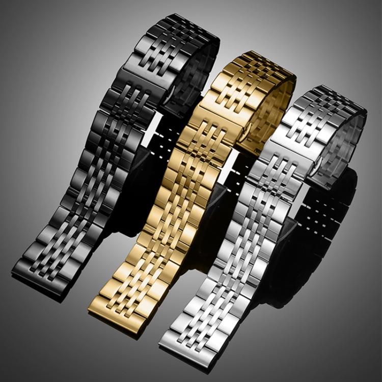 Bracelet de montre xDfind à sept perles en acier inoxydable massif, For Apple Watch 42 / 44 / 45 / 46 / 49mm 22mm, For Apple Watch 38 / 40 / 41 / S10 42mm 20mm