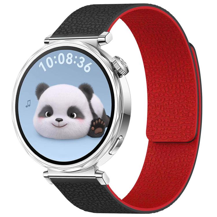 Bracelet de montre magnétique en silicone à texture litchi xDfind, 18mm, 20mm, 22mm, 14mm