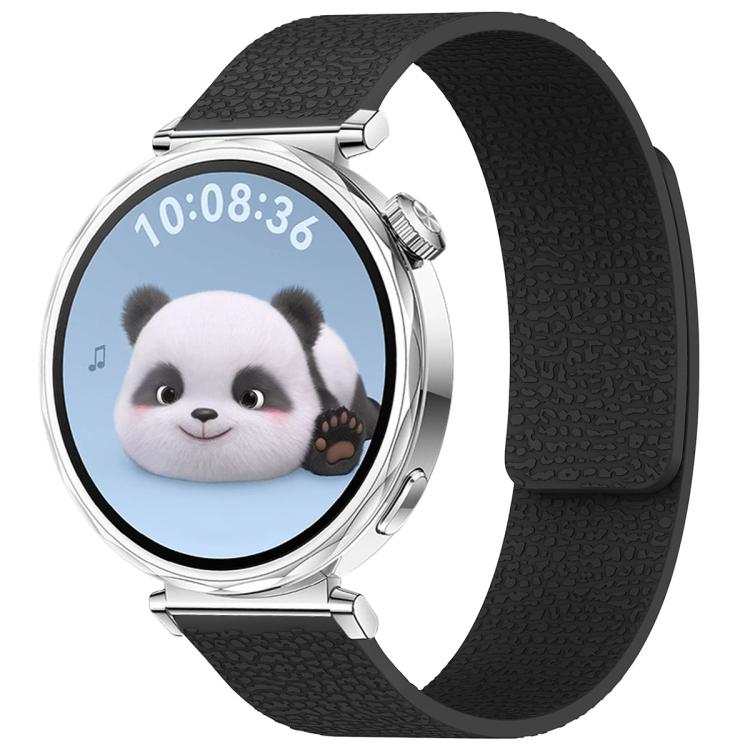 Bracelet de montre magnétique en silicone à texture litchi xDfind, 18mm, 20mm, 22mm, 14mm