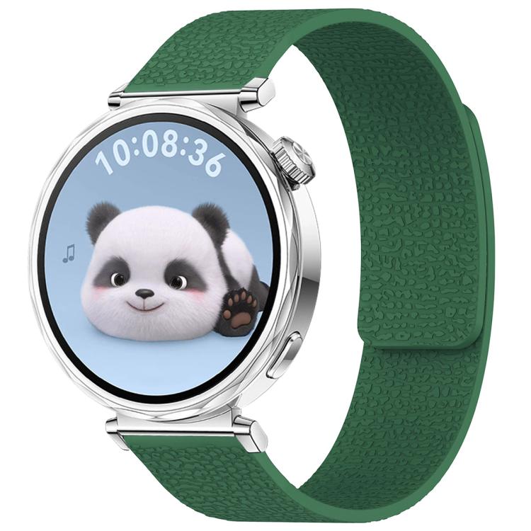 Bracelet de montre magnétique en silicone à texture litchi xDfind, 18mm, 20mm, 22mm, 14mm