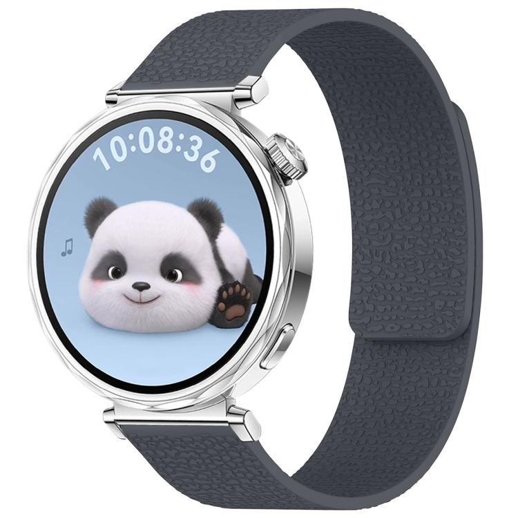 Bracelet de montre magnétique en silicone à texture litchi xDfind, 18mm, 20mm, 22mm, 14mm