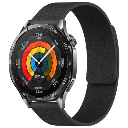 Bracelet de montre magnétique en silicone à texture litchi xDfind, 18mm, 20mm, 22mm, 14mm