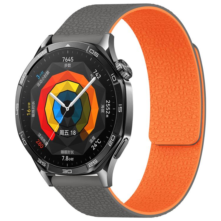 Bracelet de montre magnétique en silicone à texture litchi xDfind, 18mm, 20mm, 22mm, 14mm