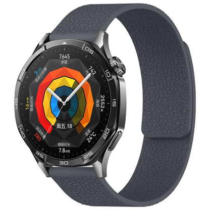Bracelet de montre magnétique en silicone à texture litchi xDfind, 18mm, 20mm, 22mm, 14mm