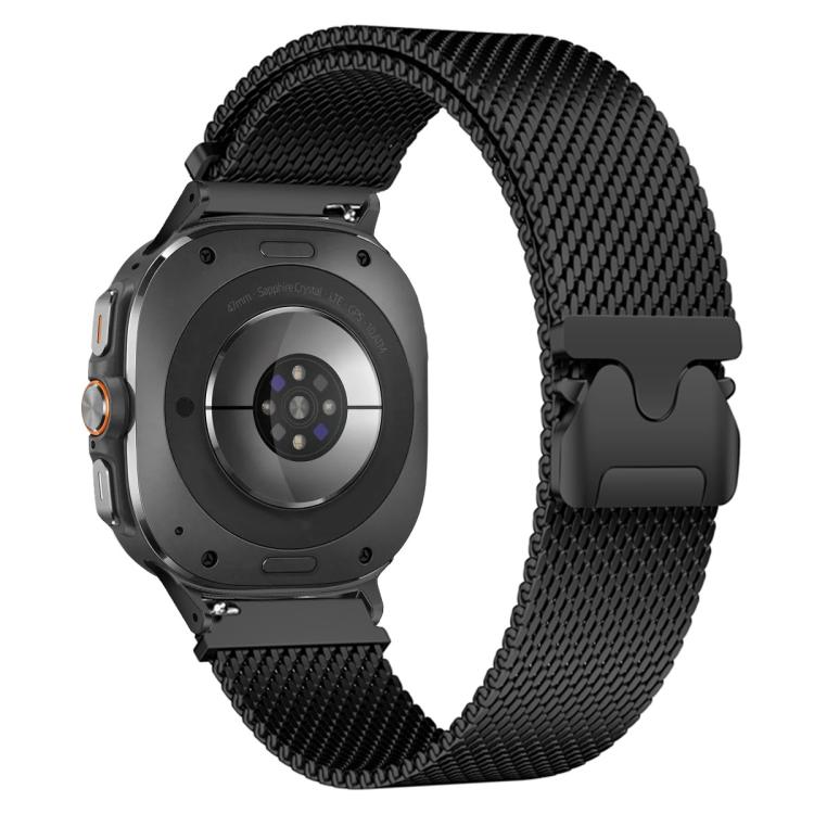 Bracelet de montre xDfind en acier inoxydable avec boucle parachute milanaise, For Samsung Galaxy Watch Ultra / Ultra 2025, For Samsung Galaxy Watch8 / Wacth8 Classic 22mm