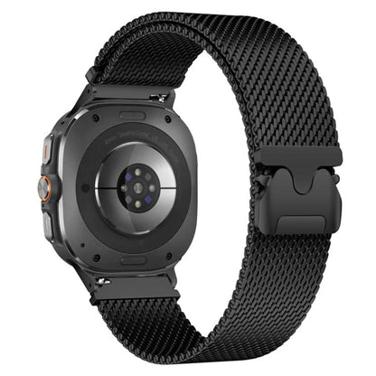 Bracelet de montre xDfind en acier inoxydable avec boucle parachute milanaise, For Samsung Galaxy Watch Ultra / Ultra 2025, For Samsung Galaxy Watch8 / Wacth8 Classic 22mm