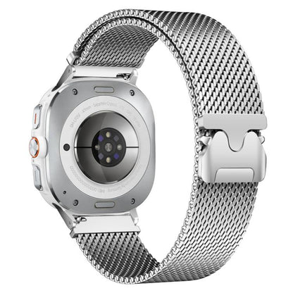 Bracelet de montre xDfind en acier inoxydable avec boucle parachute milanaise, For Samsung Galaxy Watch Ultra / Ultra 2025, For Samsung Galaxy Watch8 / Wacth8 Classic 22mm