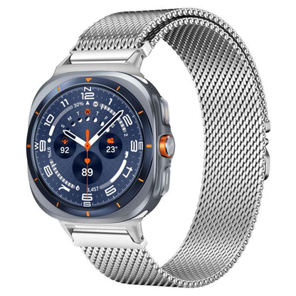 Bracelet de montre xDfind en acier inoxydable avec boucle parachute milanaise, For Samsung Galaxy Watch Ultra / Ultra 2025, For Samsung Galaxy Watch8 / Wacth8 Classic 22mm