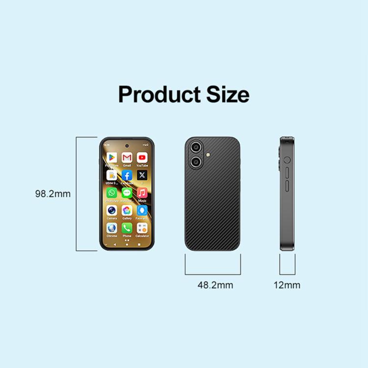 Q333, 4 Go + 64 Go, écran 3,97 pouces, Android 12, processeur Mediatek MT6762 Octa-Core, réseau : 4G, double SIM