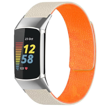 Bracelet de montre magnétique en silicone à texture litchi xDfind, For Fitbit Charge 5 / Charge 6, For Fitbit Versa 4/Versa3/Sense2/Sense, For Fitbit Inspire 2 / Ace 3, For Fitbit Charge 4 / Charge 3