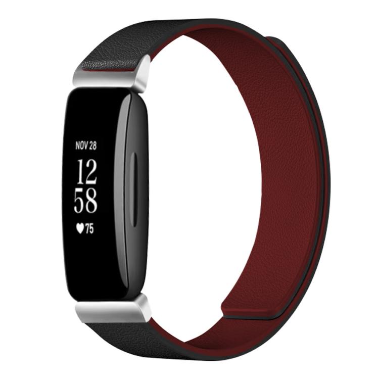 Bracelet de montre magnétique en silicone à texture litchi xDfind, For Fitbit Charge 5 / Charge 6, For Fitbit Versa 4/Versa3/Sense2/Sense, For Fitbit Inspire 2 / Ace 3, For Fitbit Charge 4 / Charge 3
