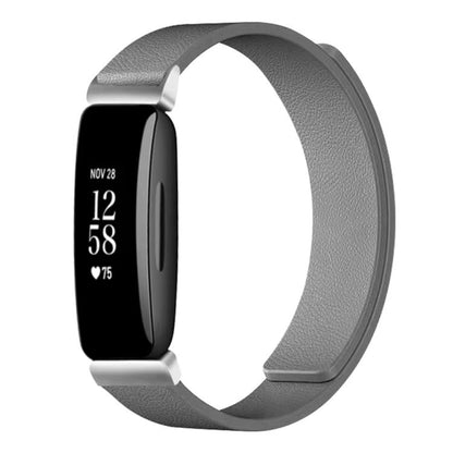 Bracelet de montre magnétique en silicone à texture litchi xDfind, For Fitbit Charge 5 / Charge 6, For Fitbit Versa 4/Versa3/Sense2/Sense, For Fitbit Inspire 2 / Ace 3, For Fitbit Charge 4 / Charge 3