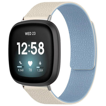 Bracelet de montre magnétique en silicone à texture litchi xDfind, For Fitbit Charge 5 / Charge 6, For Fitbit Versa 4/Versa3/Sense2/Sense, For Fitbit Inspire 2 / Ace 3, For Fitbit Charge 4 / Charge 3