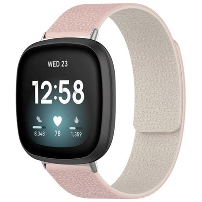 Bracelet de montre magnétique en silicone à texture litchi xDfind, For Fitbit Charge 5 / Charge 6, For Fitbit Versa 4/Versa3/Sense2/Sense, For Fitbit Inspire 2 / Ace 3, For Fitbit Charge 4 / Charge 3