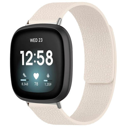 Bracelet de montre magnétique en silicone à texture litchi xDfind, For Fitbit Charge 5 / Charge 6, For Fitbit Versa 4/Versa3/Sense2/Sense, For Fitbit Inspire 2 / Ace 3, For Fitbit Charge 4 / Charge 3