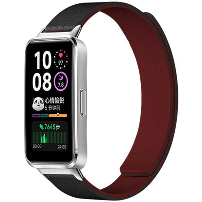 Bracelet de montre magnétique en silicone à texture litchi xDfind, For Huawei Watch Fit4 / Fit4 Pro / Fit3, For Huawei Band 10 / 9 / 8