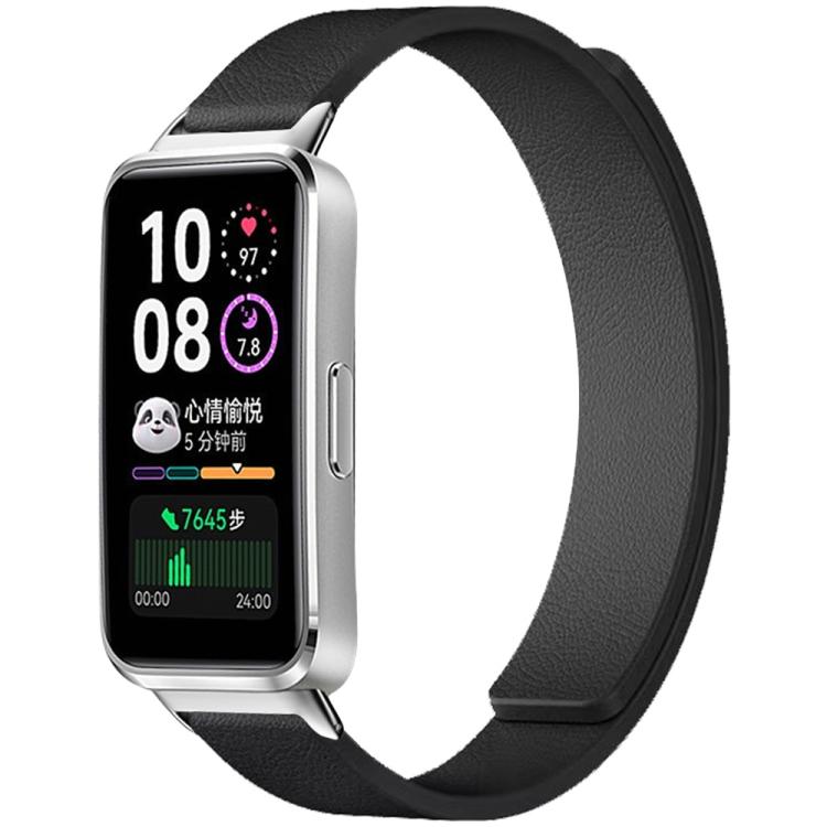 Bracelet de montre magnétique en silicone à texture litchi xDfind, For Huawei Watch Fit4 / Fit4 Pro / Fit3, For Huawei Band 10 / 9 / 8