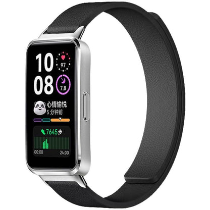 Bracelet de montre magnétique en silicone à texture litchi xDfind, For Huawei Watch Fit4 / Fit4 Pro / Fit3, For Huawei Band 10 / 9 / 8